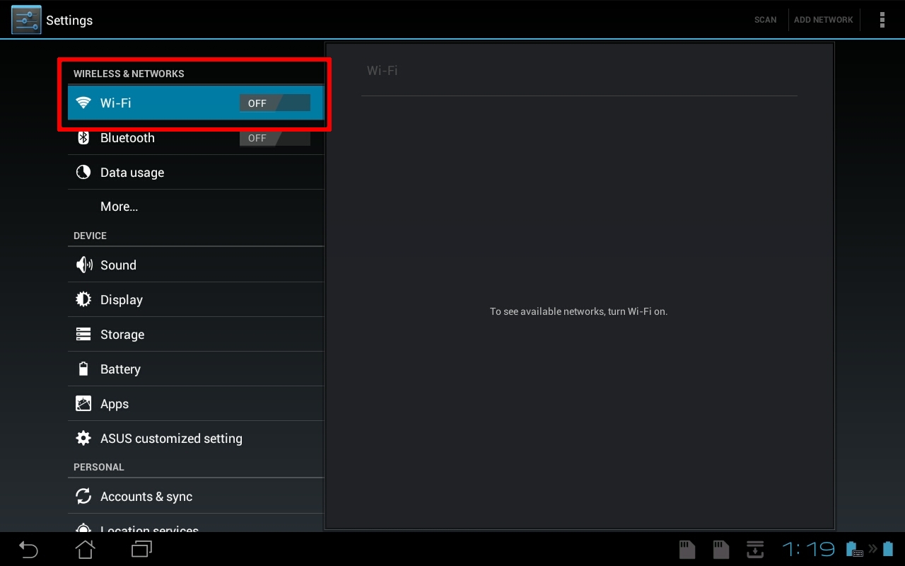 Android Settings